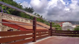 Pasamanos de aluminio y acero inoxidable modelo Antares